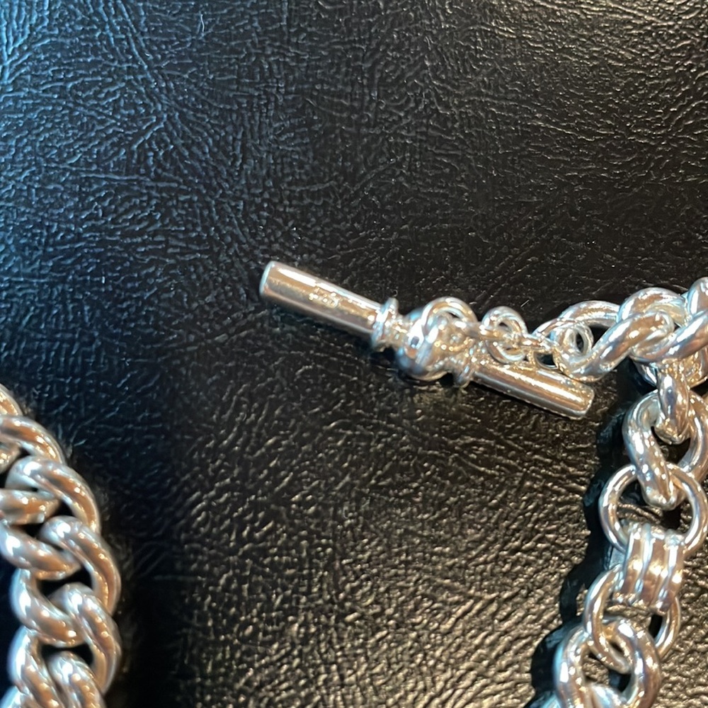Ralph Lauren thick curb link sterling silver necklace 1990’s - Picture 5 of 7